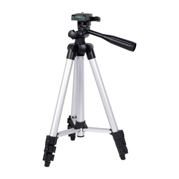 Laser Tripod Stand Holder - Adjustable Aluminium Alloy, 3-Way Pan Head, Bubble Level, 5/8” Thread - TP-B10-Tripod