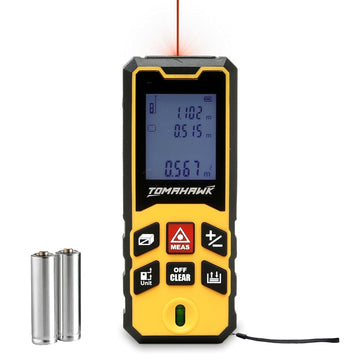 Laser Distance Meter - 80m Range, Water & Dustproof - TLM-O-80
