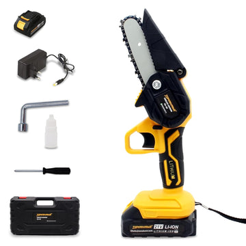 Cordless Chainsaw - 4 Inch, 21 Volt, 1.5Ah - TCS-401