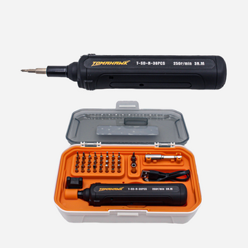 36 Pc. Cordless Screwdriver Set w/ LED Light TSD-N-36